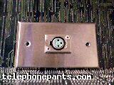 100-D3F1P1: PLATE XLR W/1-D3F SWITCHCRAFT