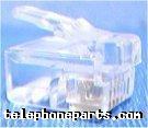 101-60-225: MOD PLUG 6P6C FLAT WIRE