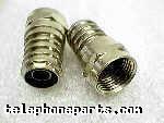 102-AA-223: F RG6 W/ATTACH FERRULE 1/2"