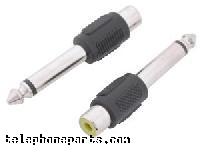 102-AD-117: ADAPTER RCA FEM TO 1/4" PLUG