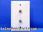 111-200252WH: F FITTING DUAL SMOOTH PLATE WH