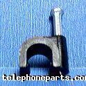 111-200960: COAX NAIL CLIPS 100 PK RG6 BLK