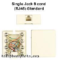 111-301149IV: MOD JACK 8P8C SURFACE IV UL