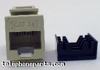 60001IV-USA: CAT5E JACK 8P8C IVORY USA