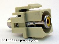 60030YLI: RCA KEYSTONE JACK BARREL YELLO