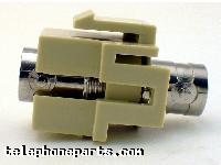 60050I: BNC KEYSTONE JACK BARREL IVORY