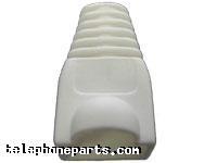 60190WH: BOOT RJ-45 WHITE SNAGLESS