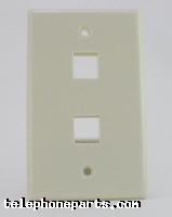 60402IV: PLATE 2 PORT FLUSH IV KEYSTONE