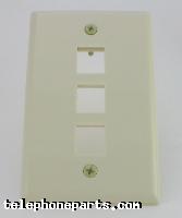 60403IV: PLATE 3 PORT FLUSH IV KEYSTONE