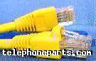 62001EYYB: CAT5E CABLE 1' YEL W/YL BOOT