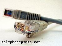 62002EGGB: CAT5E CABLE 2' GRAY W/GY BOOT