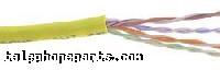 ISW-4P24L5EP1KY: WIRE 24AWG/4PR CAT5E YELLO PLN