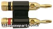 MDP-LG: BANANA DUAL PLUG GOLD 8AWG
