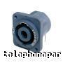 NEU-NL4MP: SPEAK-ON 4 PIN MALE PANEL MNT