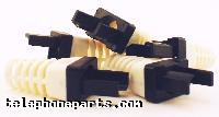 PLT-100030BK: STRAIN RELIEF BLACK CAT6+