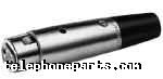 SWC-A3F: XLR 3 PIN FEMALE CORDMOUNT