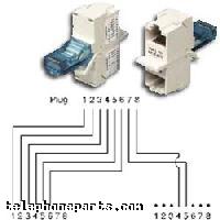 HUB-BR851341B: MOD T ADPTR 8P8C ISOLATES PR/4