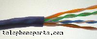 ISW-4P24L5E1KV: WIRE 24AWG/4P C5E 350MHZ VIOLT