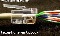 PLT-100026LT: EZ-RJ11/14 PLUGS W/LONG TAB