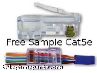 PLT-100003S: EZ-RJ45 PLUG CAT5E SAMPLE