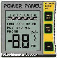 POE1000: POWER PANEL CAT5/6 POE DVM