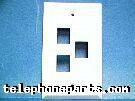 SUT-SE107APP666: FACEPLATE 3 PORT WHITE SUTTLE