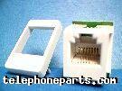 SUT-SE648C485: MOD JACK WHITE 6P4C MODULE